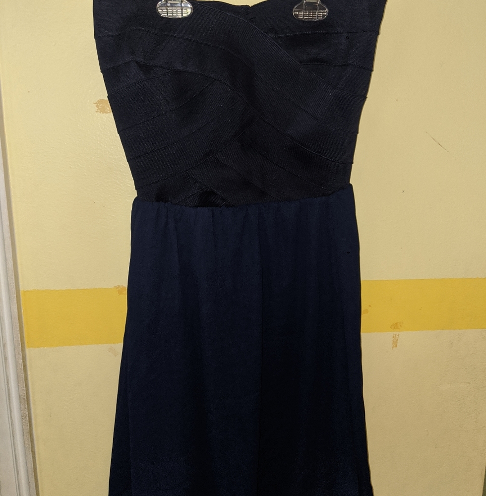 Bandage strapless dress